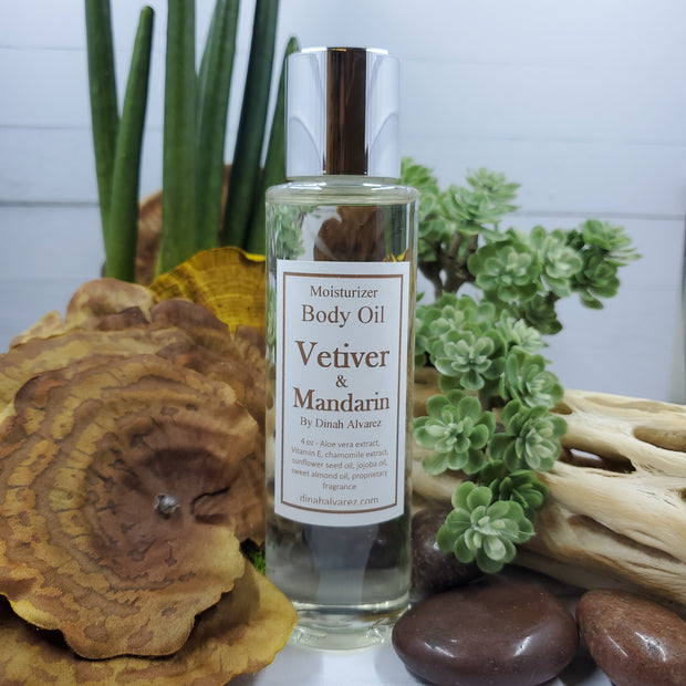 Mandarin & Vetiver Moisturizing Body Oil