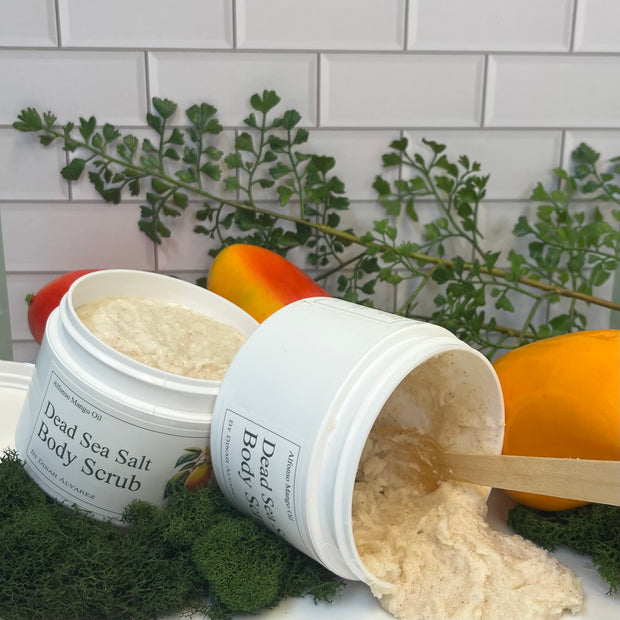 Dead Sea Salt Scrub with Alfonso Mango
