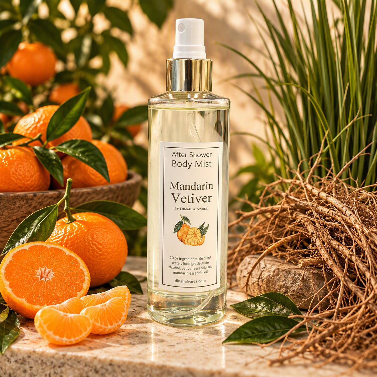 Mandarin and Vetiver After Shower Body Mist