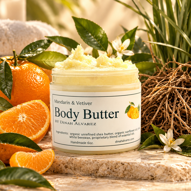 Body butter with Mandarin & Vetiver
