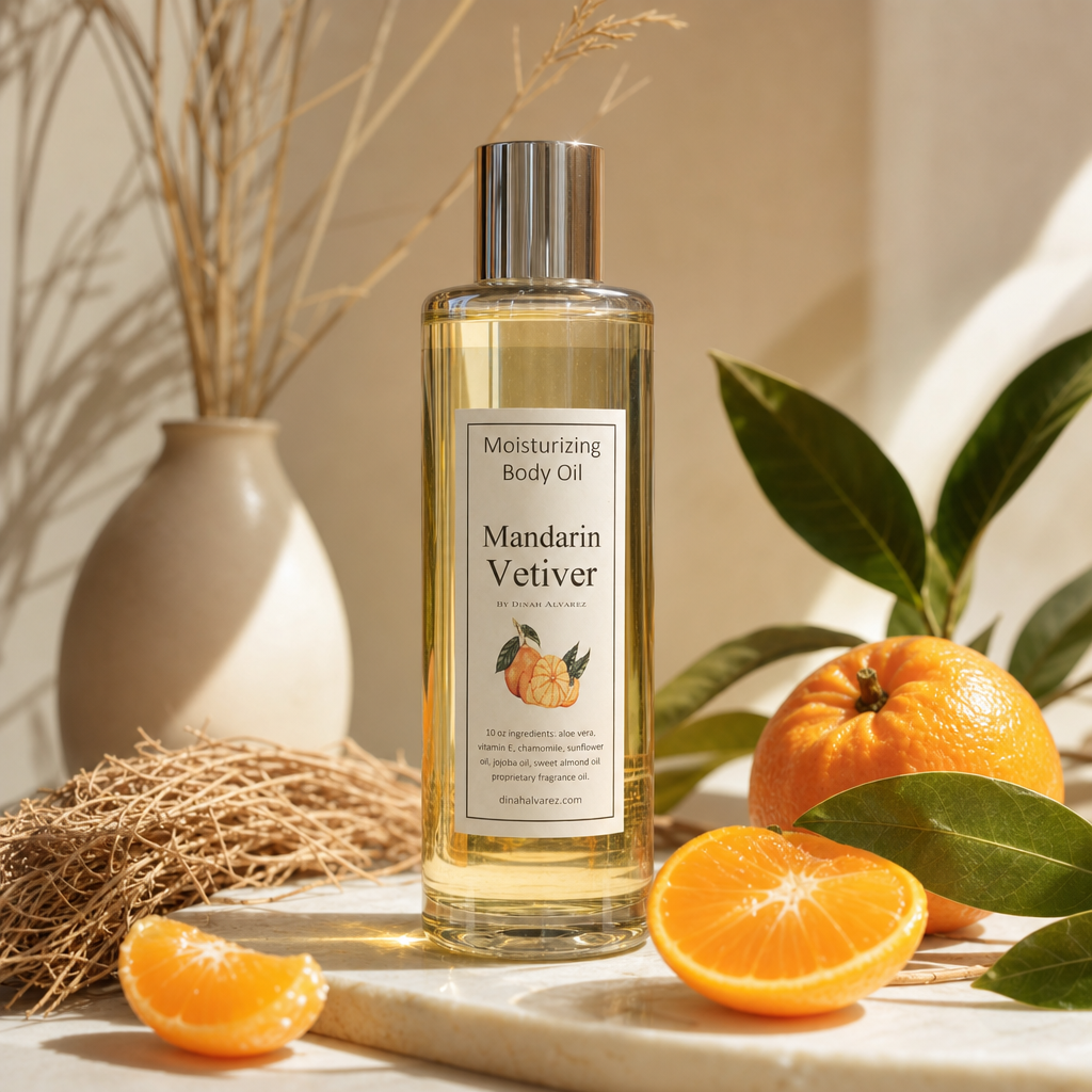 Mandarin & Vetiver Moisturizing Body Oil
