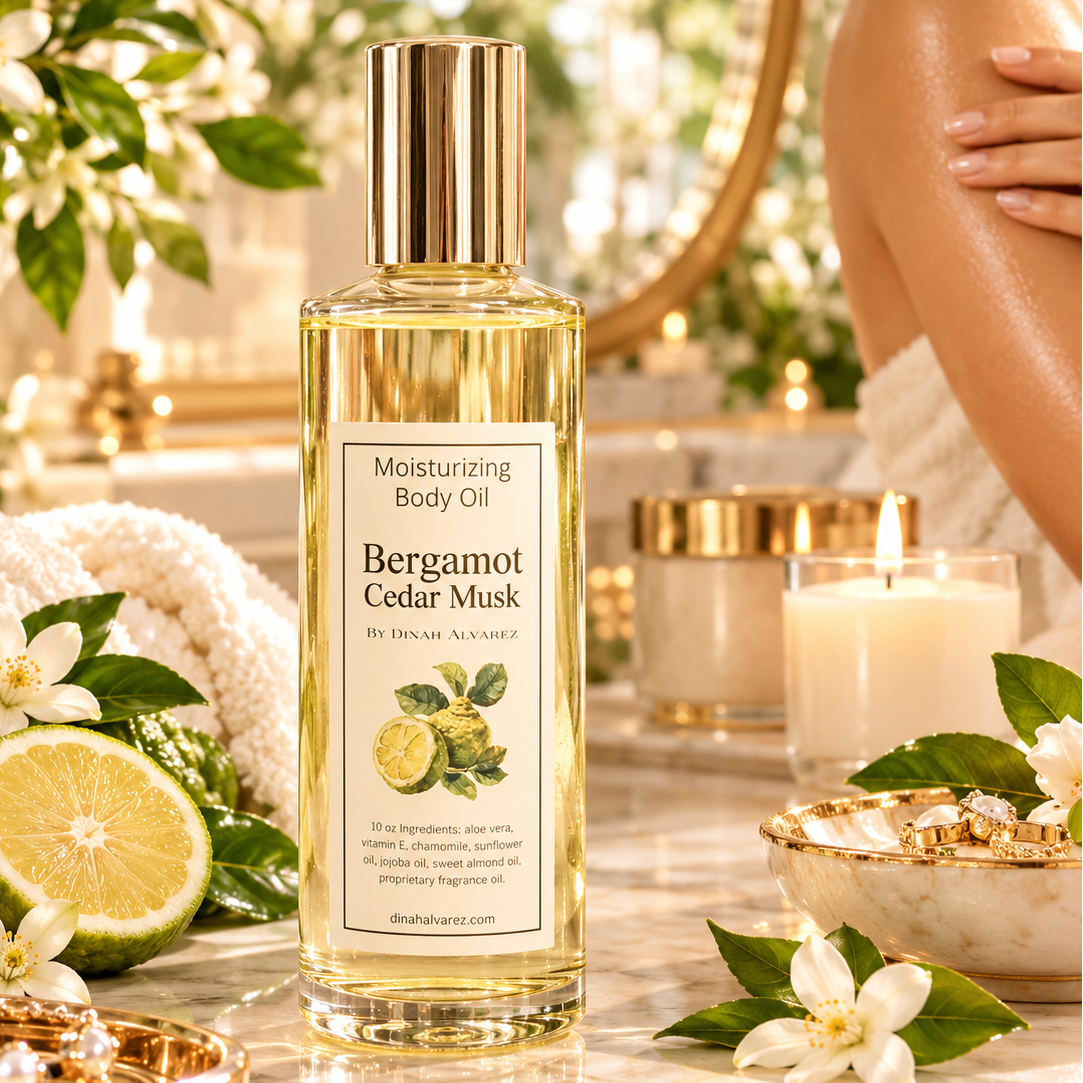 Bergamot and Cedar Musk Moisturizer Body Oil