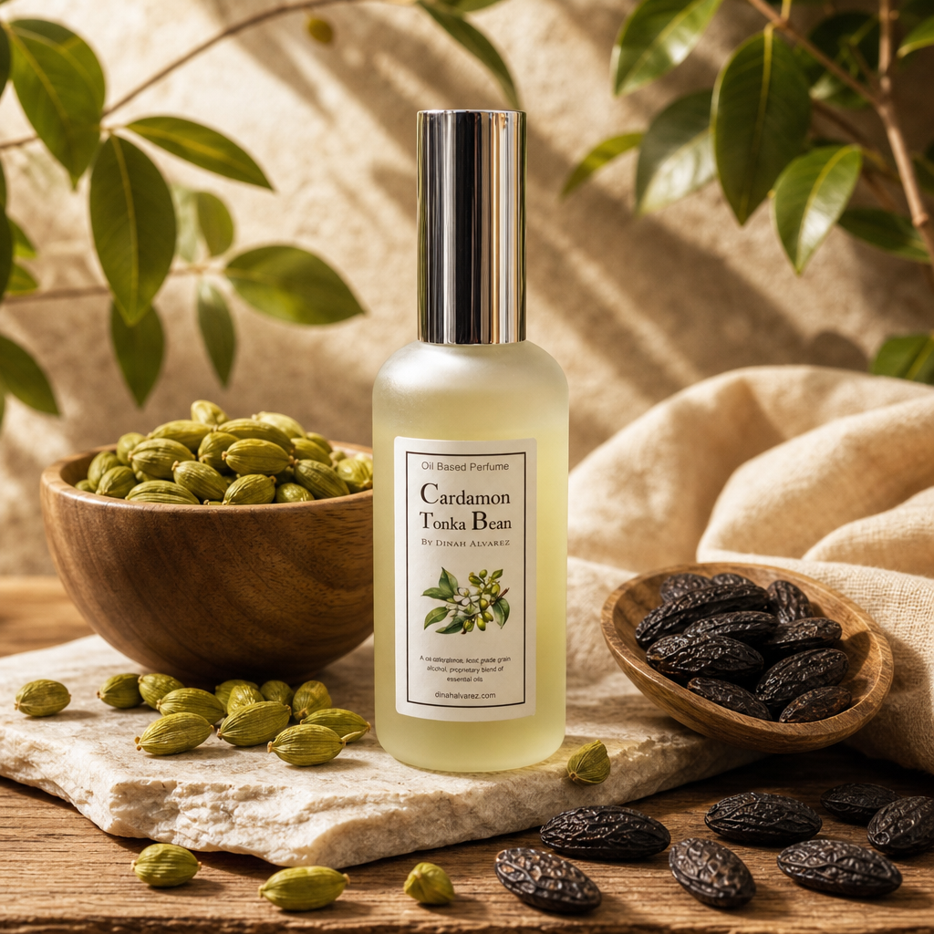 Cardamon and Tonka Bean Oil Based Perfume