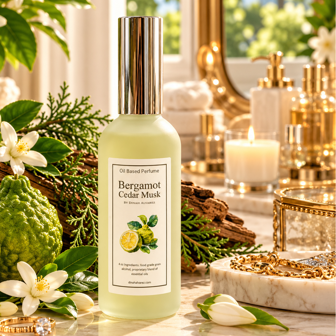 Bergamot & Cedar Musk Oil-Based Perfume