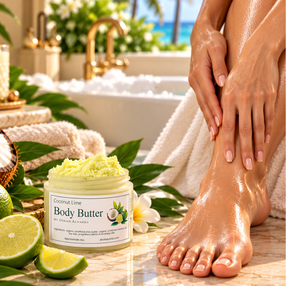 Body Butter with Coconut Lime