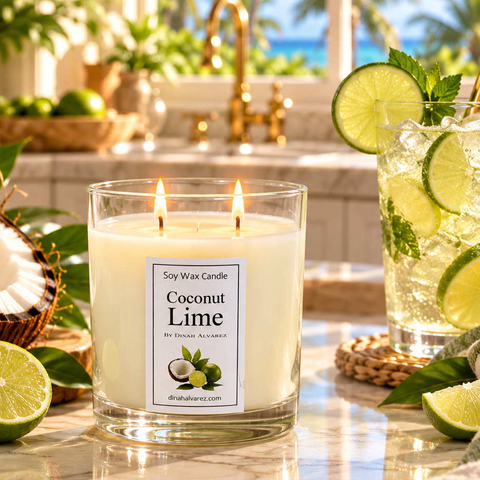 Coconut Lime Massage Candle