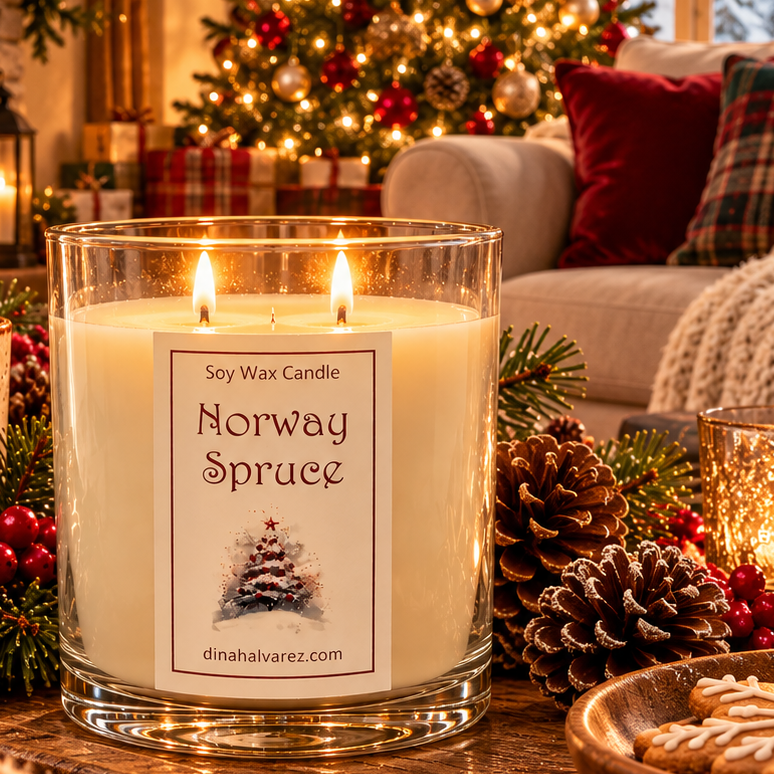 Norway Spruce Massage Candle