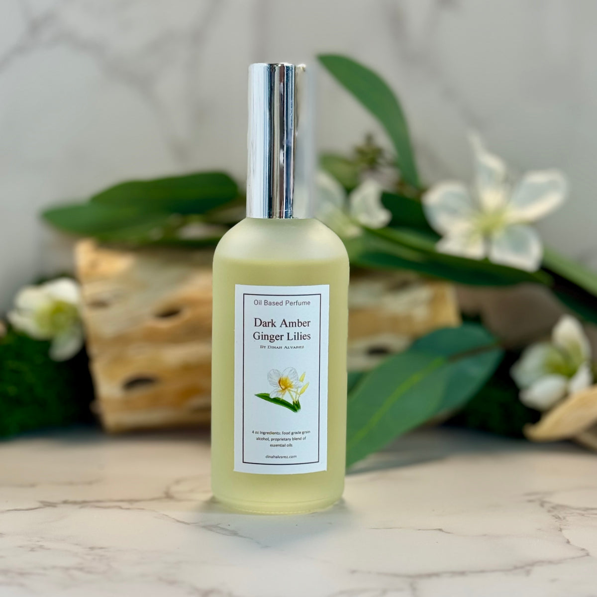 Dark Amber & Ginger Lily Oil Based Perfume