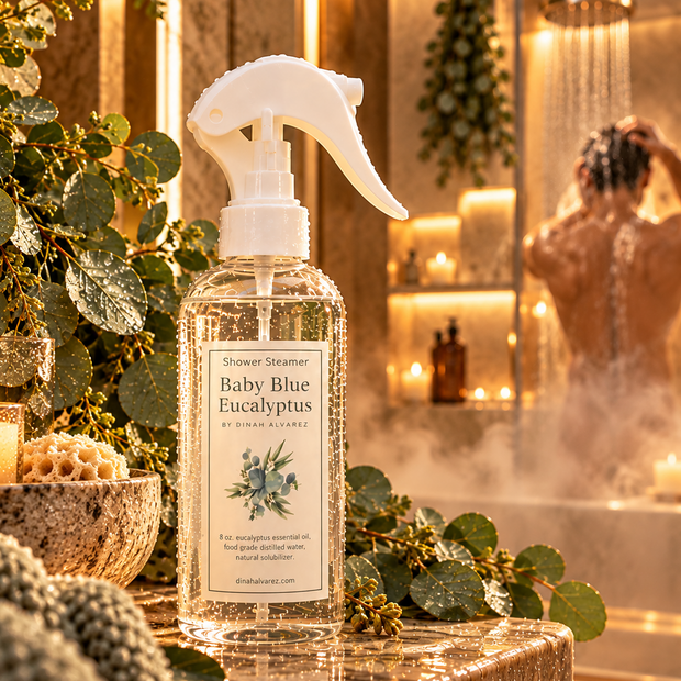 Baby Blue Eucalyptus Shower Steamer Spray