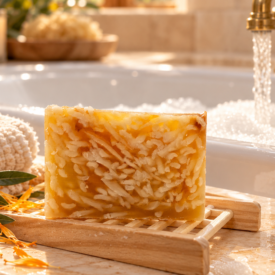 Calendula & Olive Oil Soap Bar with Glycerin