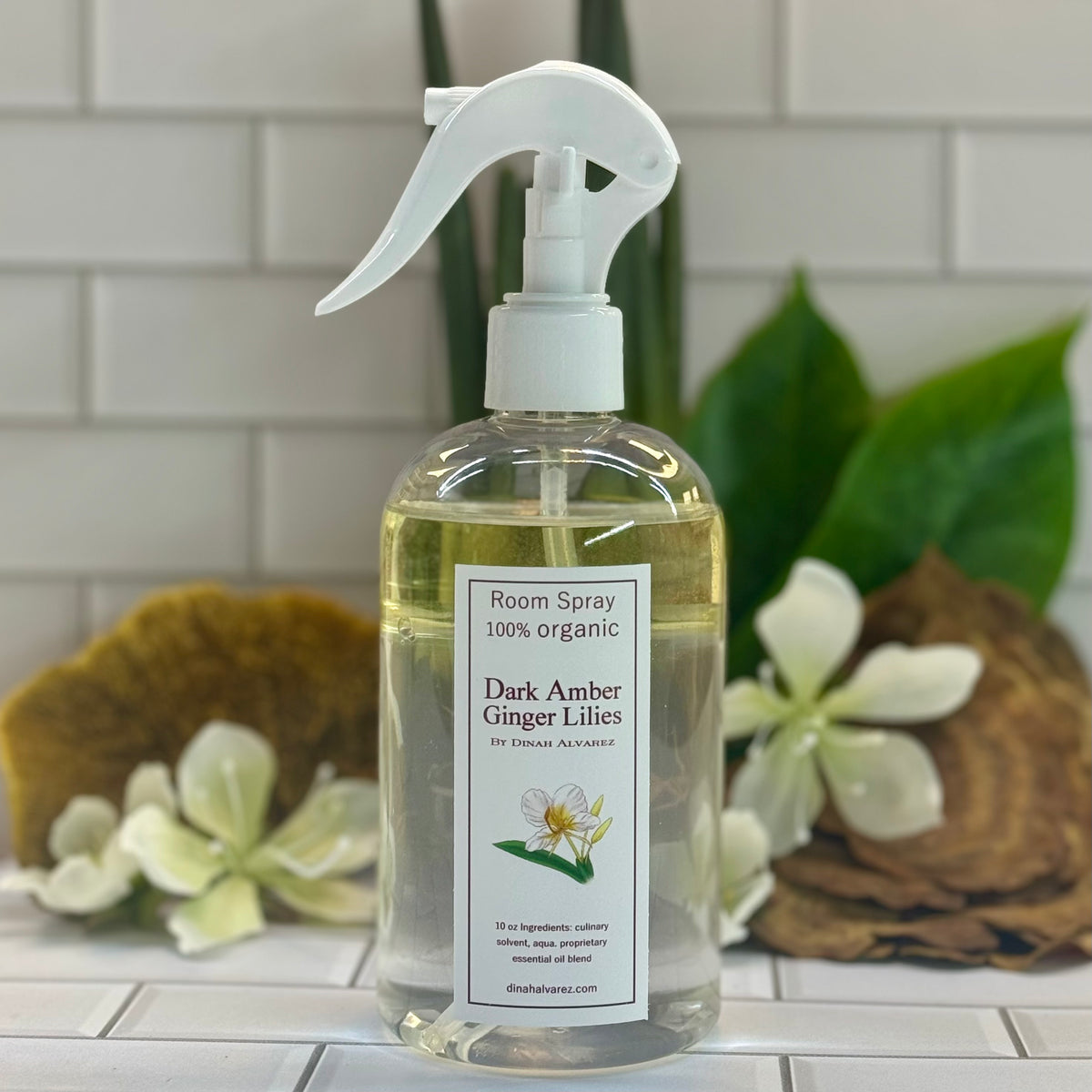 Dark Amber & Ginger Lilies Room Spray