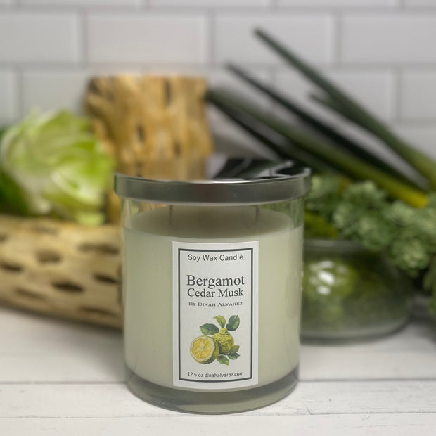 Bergamot & Cedar Musk Massage Candle