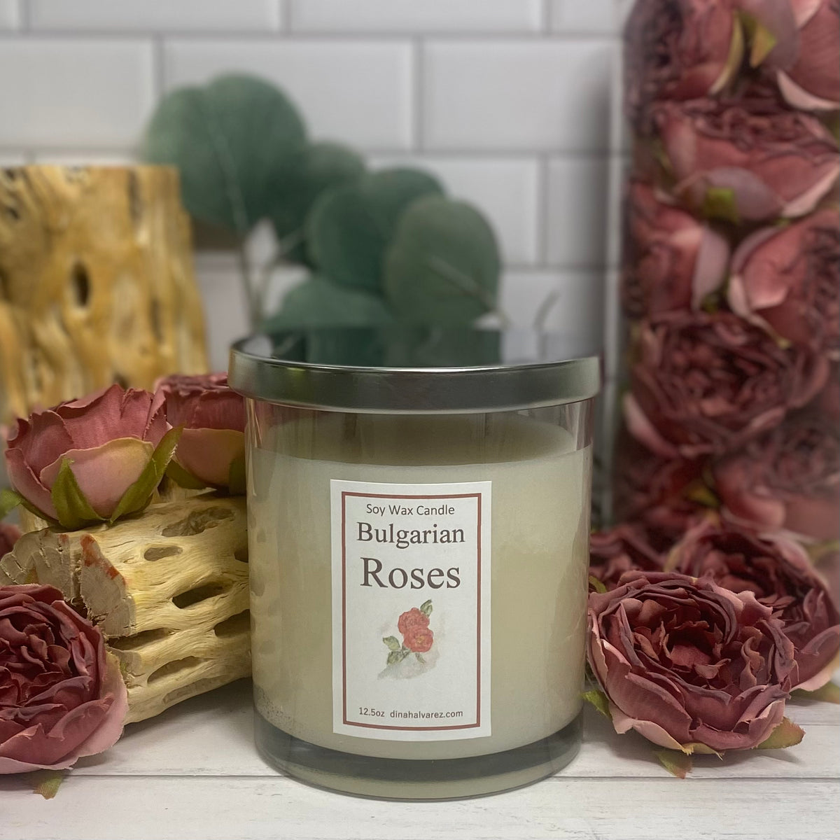 Bulgarian Roses Massage Candle