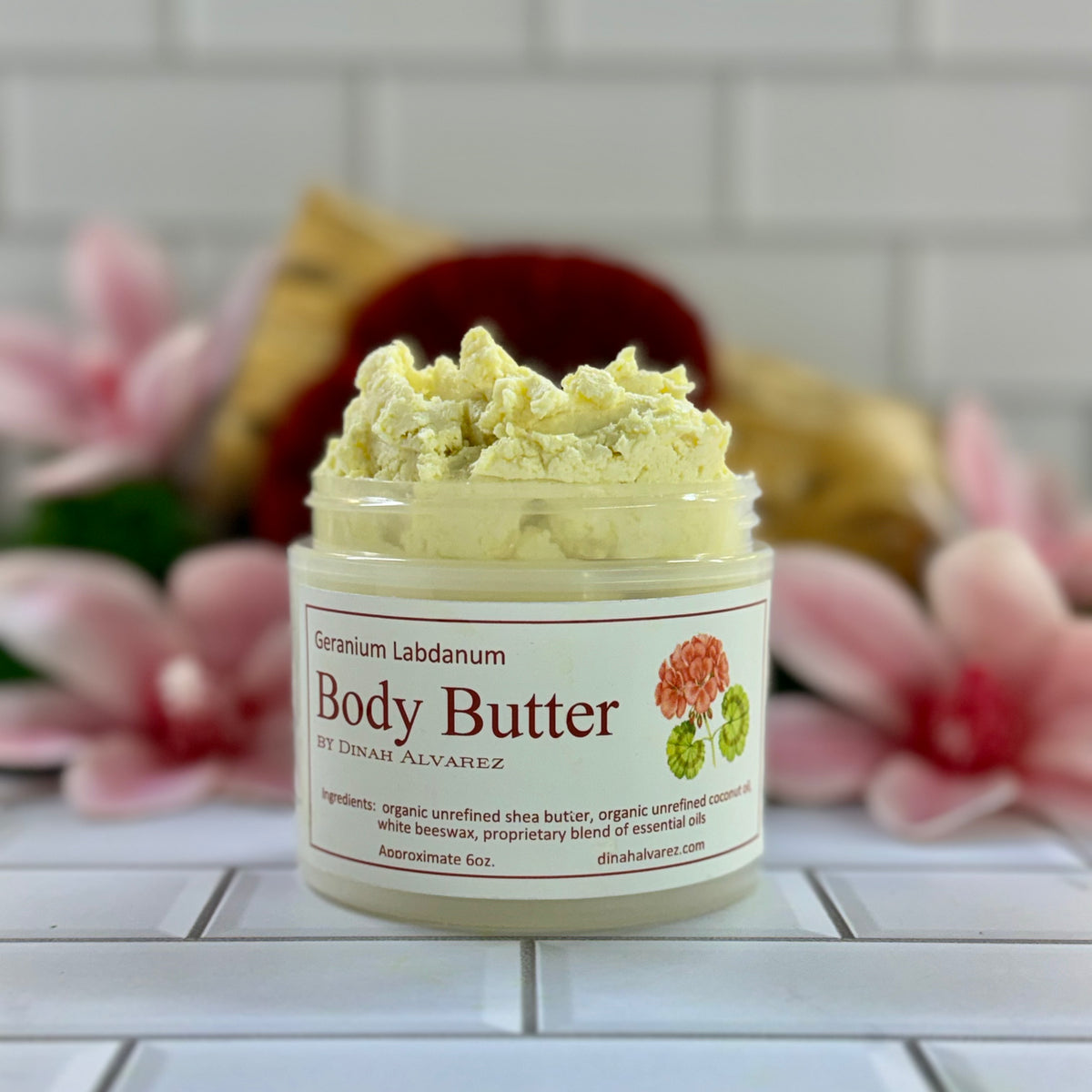 Body Butter with Geranium Labdanum