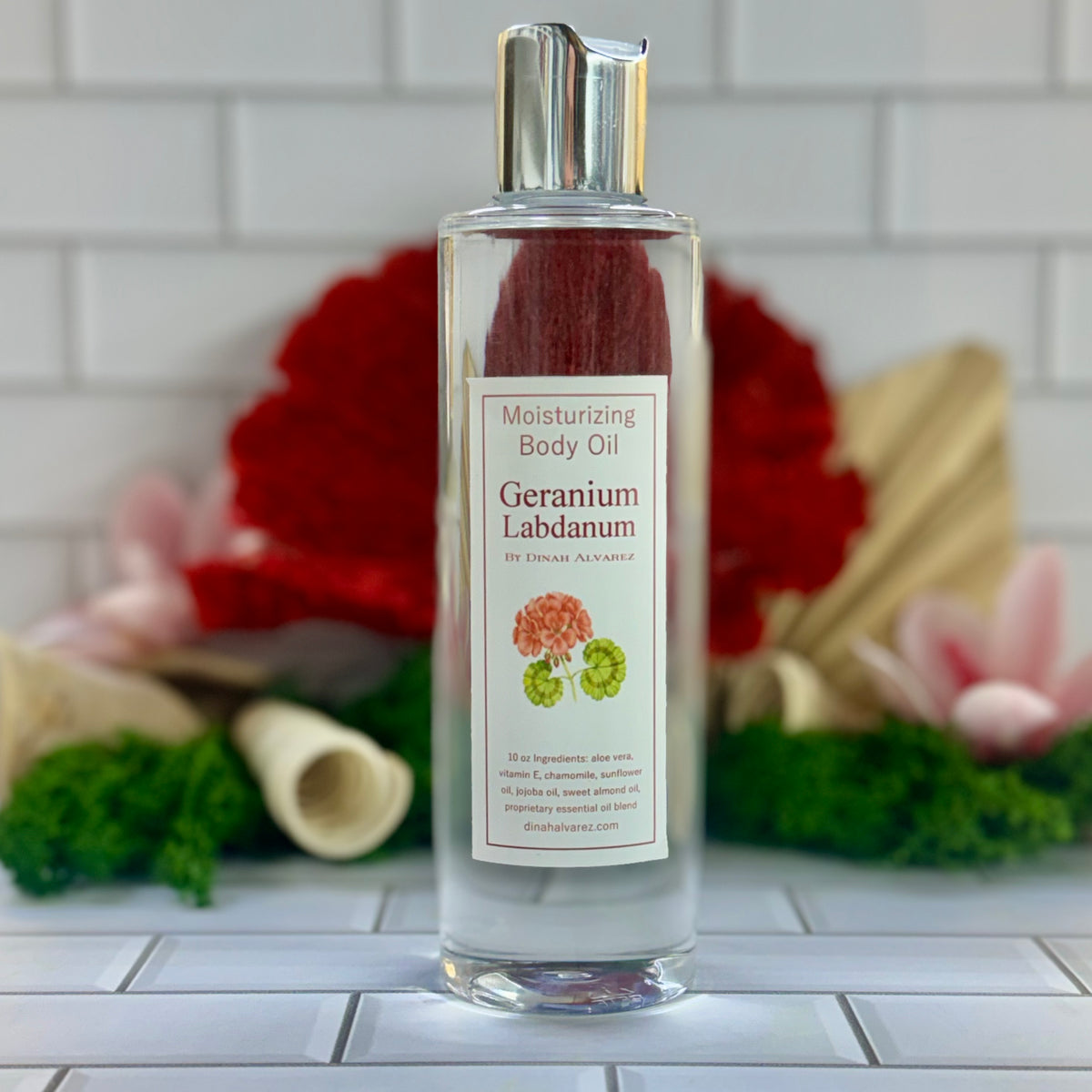Geranium Labdanum Moisturizing Body Oil