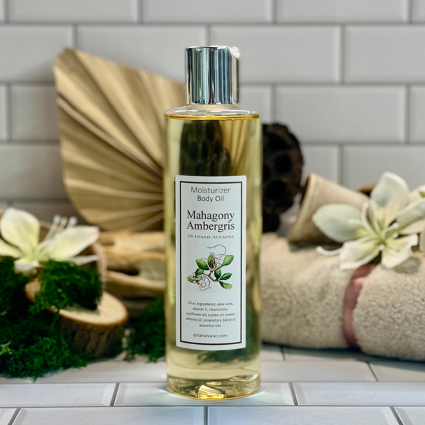 Mahogany Ambergris Moisturizing Body Oil