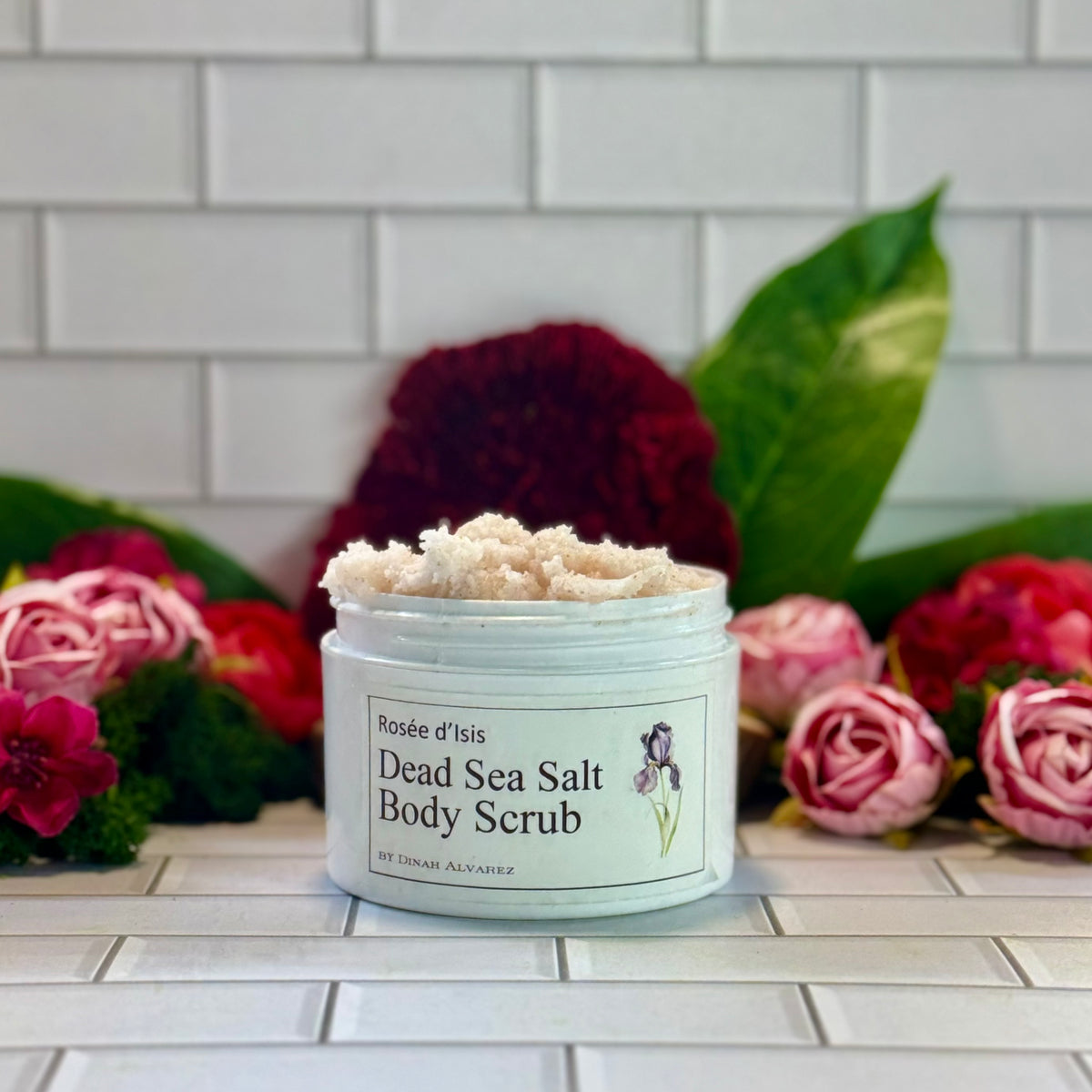 Dead Sea Salt Scrub with Rosée d'Isis