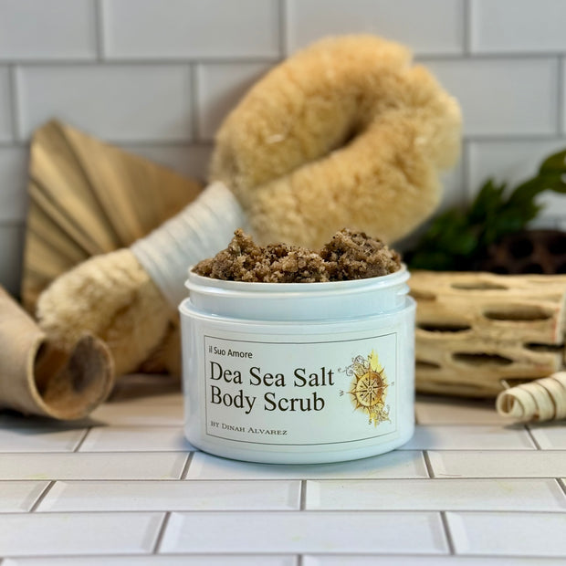 Dead Sea Salt Scrub with Il Suo Amore