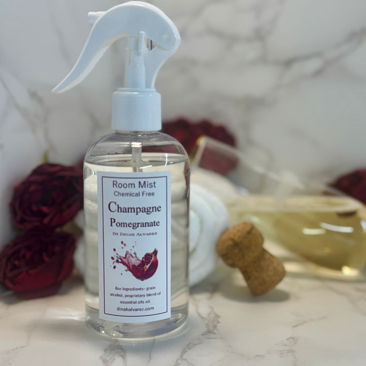 Champagne Pomegranate Linen Spray