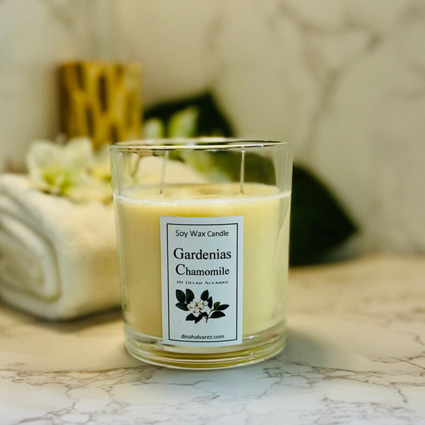 Gardenia Chamomile Massage Candle