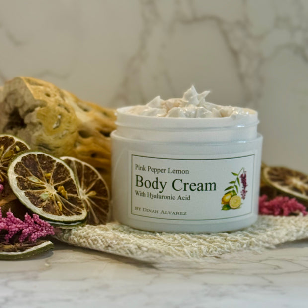 Pink Pepper Lemon Body Cream With Hyaluronic Acid