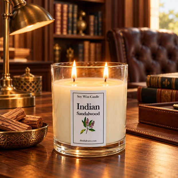 Indian Sandalwood Massage Candle