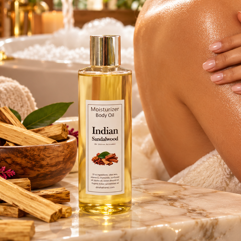 Indian Sandalwood Moisturizing Body Oil