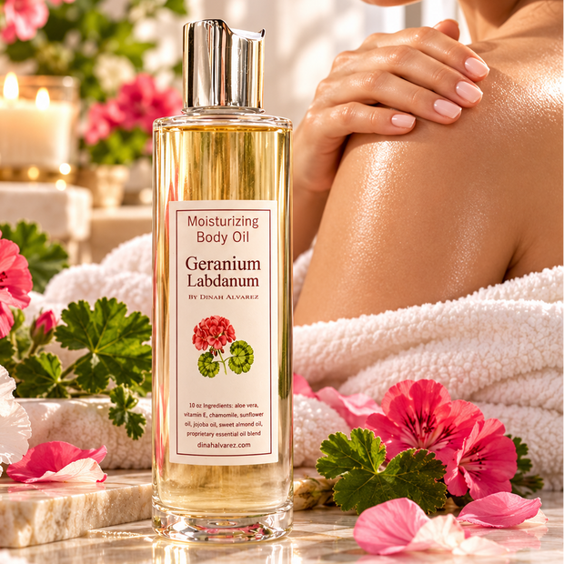Geranium Labdanum Moisturizing Body Oil