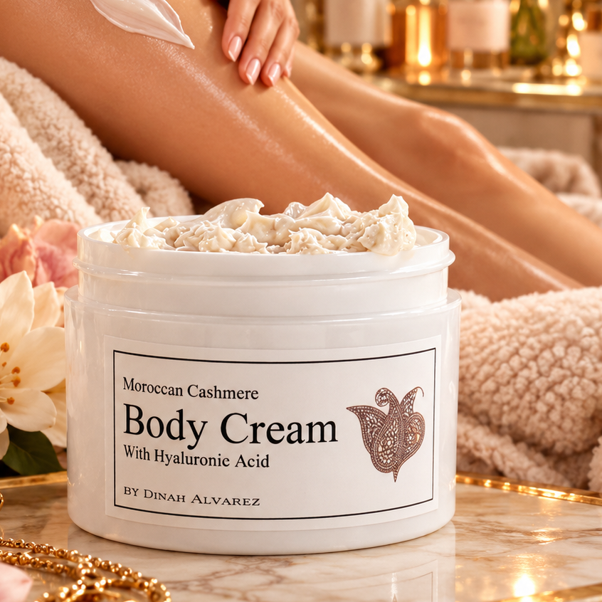 Moroccan Cashmere Body Cream With Hyaluronic Acid