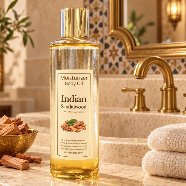 Indian Sandalwood Moisturizing Body Oil