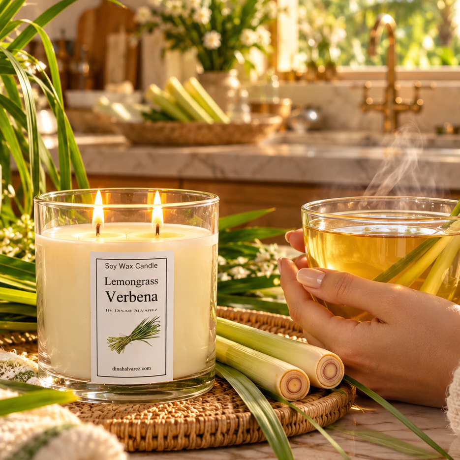 Lemongrass Verbena Massage Candle