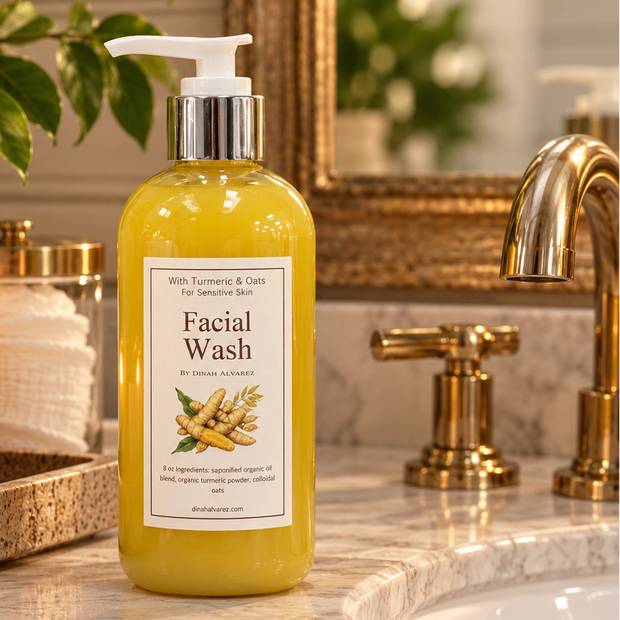 Facial Wash with Turmeric & Oats for Sensitive Skin