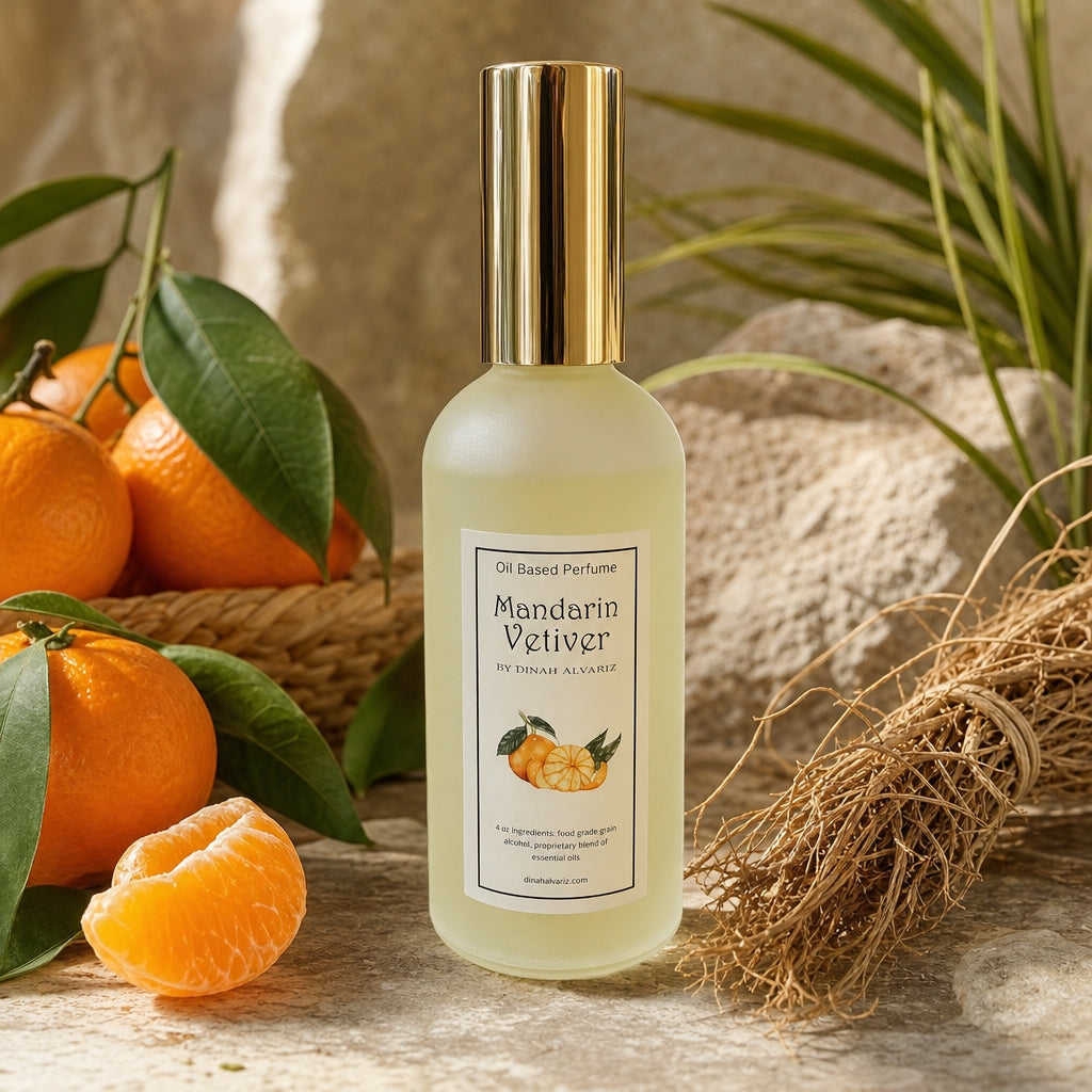 Mandarin and Vetiver Oil Based Perfume