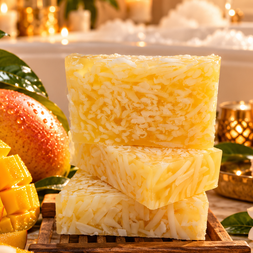 Alphonso Mango Soap Bar with Glycerin