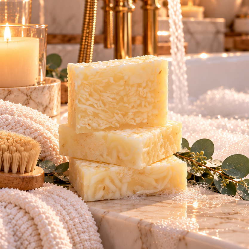 Eucalyptus & Shea Butter Soap Bar with Glycerin