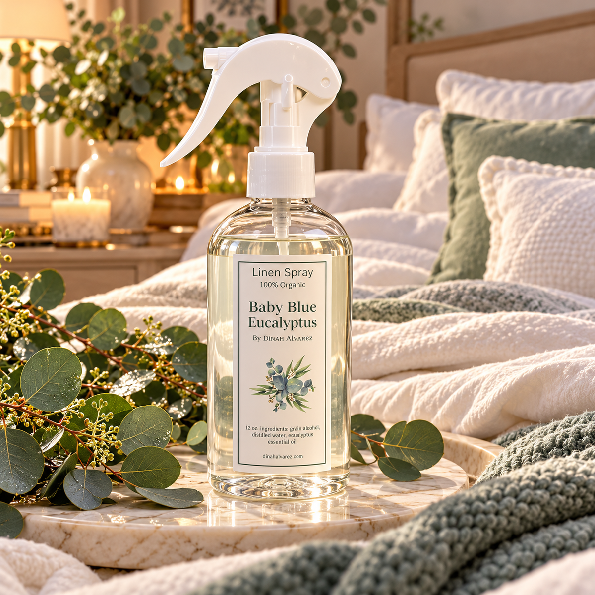 Baby Blue Eucalyptus Linen Spray
