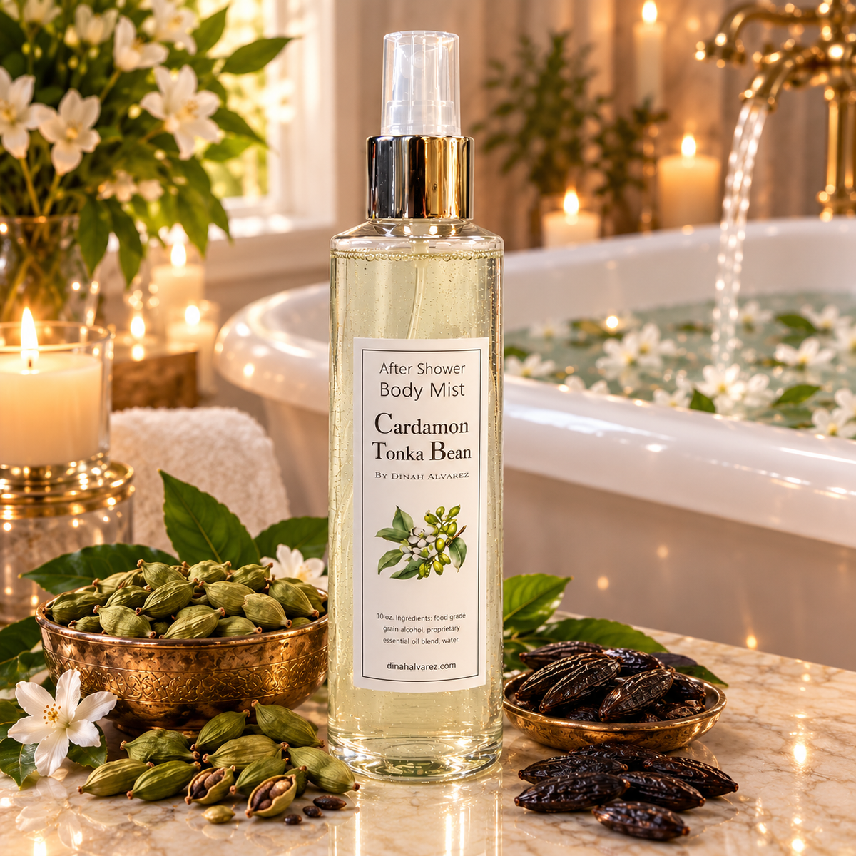 Cardamom & Tonka Bean After Shower Body Mist