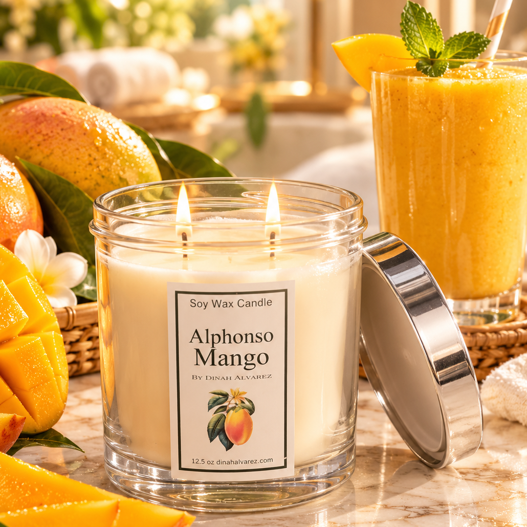 Alphonso Mango Soy Wax  Candle