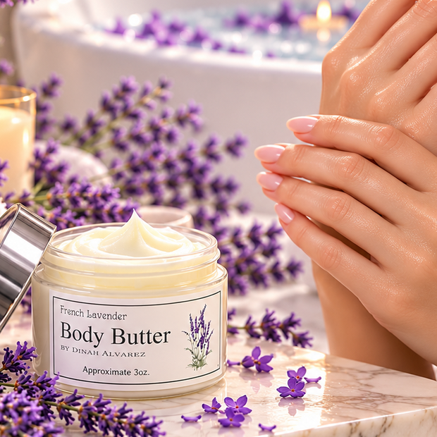 Body butter with French Lavender oil