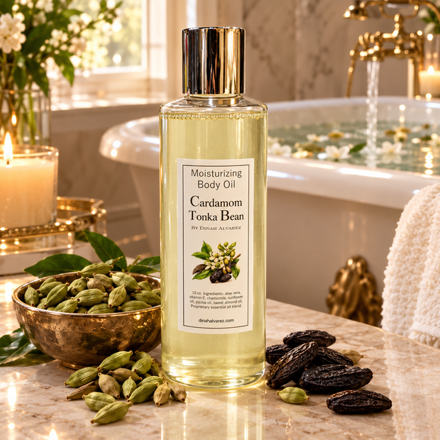 Cardamom & Tonka Bean Moisturizing Body Oil