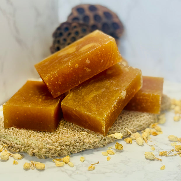 Tumeric Raw Honey Soap Bar with Glycerin