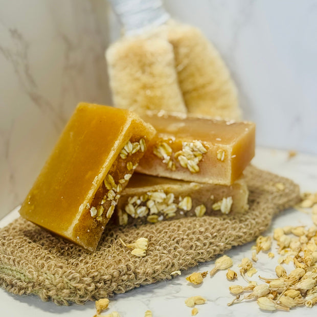 Unscented Oats Soap Bar with Glycerin