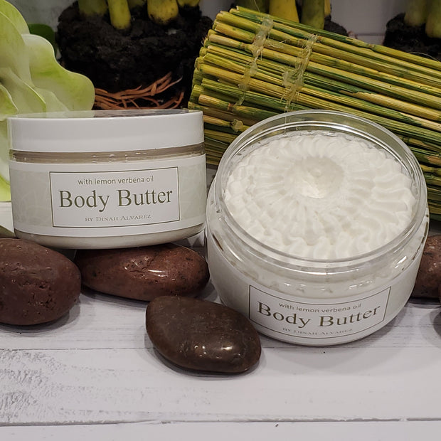 Body butter with Lemon Verbena Essential oil