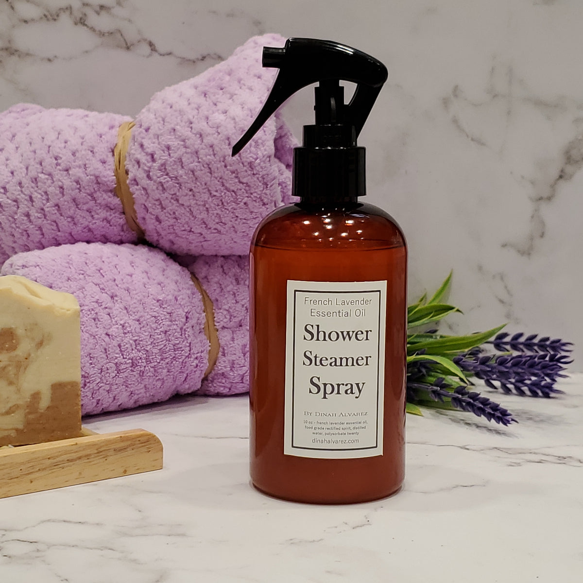 French Lavender Shower Steamer Spray – Dinah Alvarez