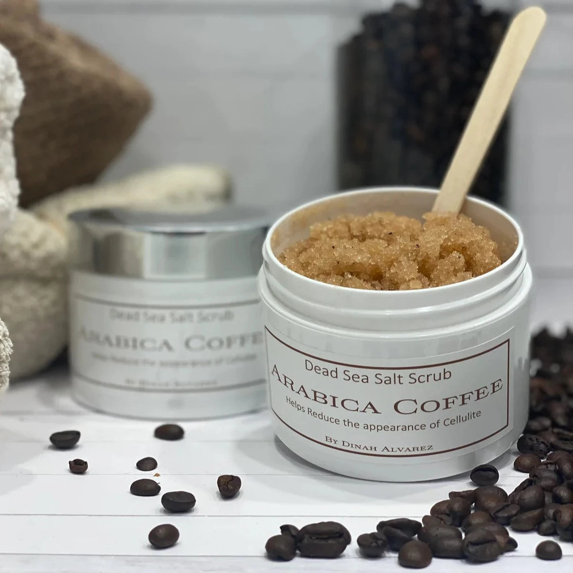 Dead Sea Salt Scrub with Arabica Coffee