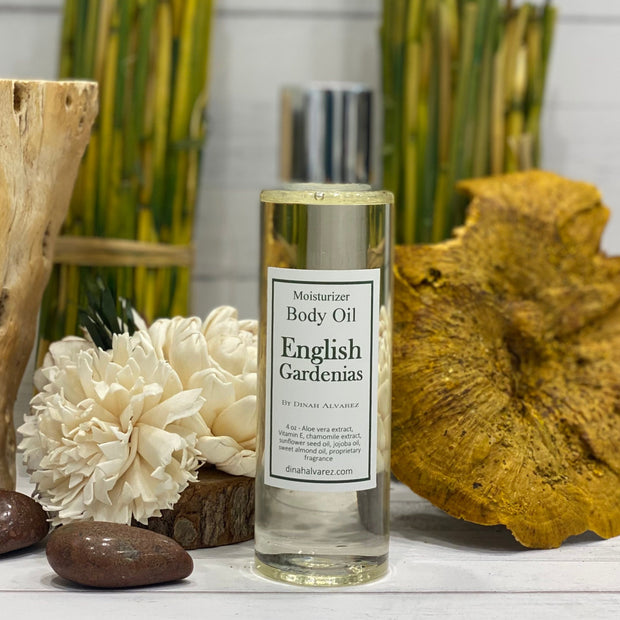 English Gardenia Moisturizing Body Oil
