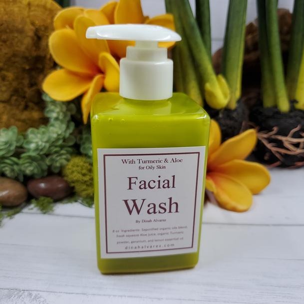 Facial Wash with Turmeric & Aloe Vera for Oily Skin